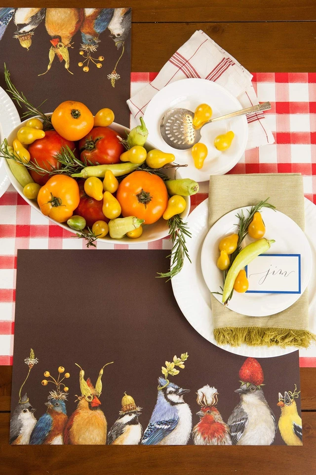 Paper Table Runner Roll - Red White Buffalo Check Plaid Pattern for Parties o... - Image 4 of 4