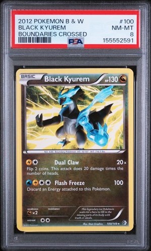 Black Kyurem graded PSA 8 for sale on eBay