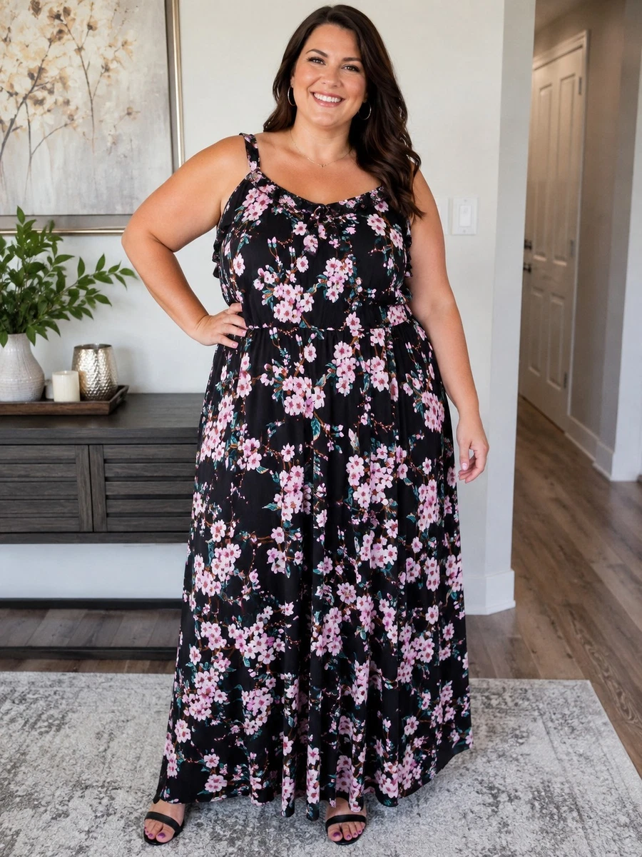 Roaman's Long Plus Size Dresses for Women for sale