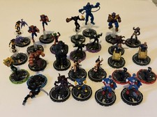 Marvel HeroClix unique Miniatures Lot - Captain America, Wolverine, Thanos