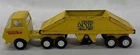 Vintage Tonka Yellow Bottom Dump Truck and Trailer #55160 1970s Pressed Steel