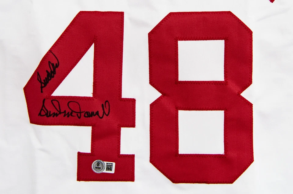 Sam McDowell Autographed Custom White Cleveland Jersey (Beckett - BAS) - Image 2 of 3