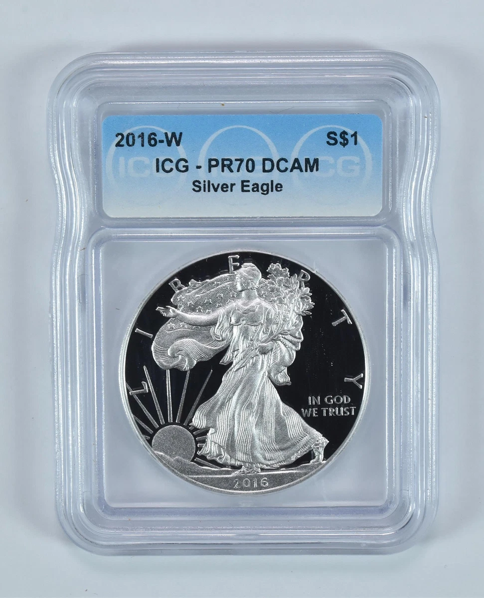 American Eagle ICG Grade PR 70 Silver Bullion Coins for sale | eBay