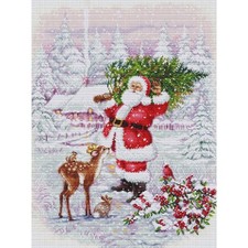 Counted Cross Stitch Kit Santa Luca-S DIY