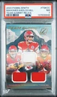 2020 PANINI ZENITH RELICS PATRICK MAHOMES II/TRAVIS KELCE/TYREEK HILL /99 PSA 7