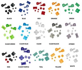 GBA SP Game Boy Advance SP Replacement Housing Shell Clear Pick A Color! USA!