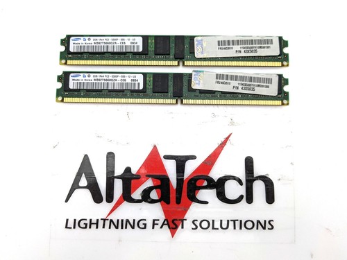 IBM 4GB (2x 2GB) ECC PC2-5300P Memory Kit 43X5035 RAM DIMM DDR2-667 91XX Tested