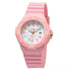 Casio LRW-200H-4B2 | Analoguhr | Pink Resin Band | Colorful Dial | 100M Water