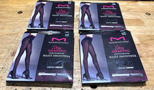 Maidenform Sexy Shaping Black Waist Smoother Sz Large Q0B997 LOT OF 4