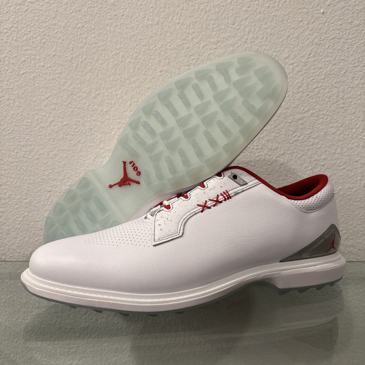 Jordan Nike Air ADG 5 White Fire Red Metallic Men\'s FQ7874-101 Men’s Nike Air Jordan ADG 5 White Fire Red Metallic | Mercari main image 2