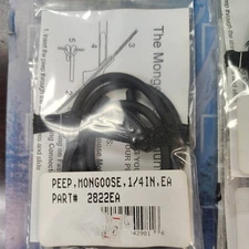 PSE MONGOOSE PEEP SIGHT KIT 1/4" HOLE WITH HOSE