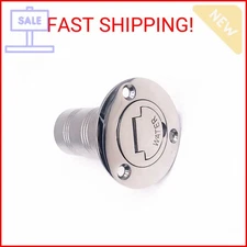 NRC&XRC 1-1/2"(38mm) Boat Water Deck Fill/Filler with Keyless Cap Marine 316 Sta