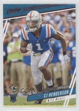 2020 Panini Prestige Rookies Xtra Points Red 124/399 CJ Henderson #222 7l6