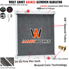 2Row Radiator For John Deere 3033R 3038R 3045R 3046R 3039R Compact Tractor