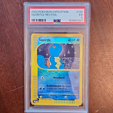 2002 Pokemon TCG Expedition Base Set Squirtle 132/165 Reverse Holo PSA 5 on eBay