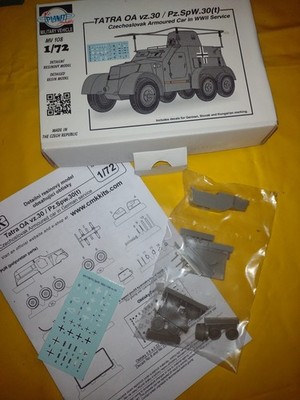 Planet Models MV 108 TATRA OA vz.30 / Pz.SpW.30(t) Resin Modell  1:72 mit OVP