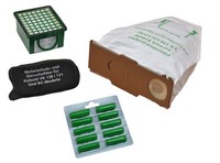 6 Staubsaugerbeutel Vlies + 2 Filter + Duft Geeign Vorwerk Kobold Vk 130 131 Sc