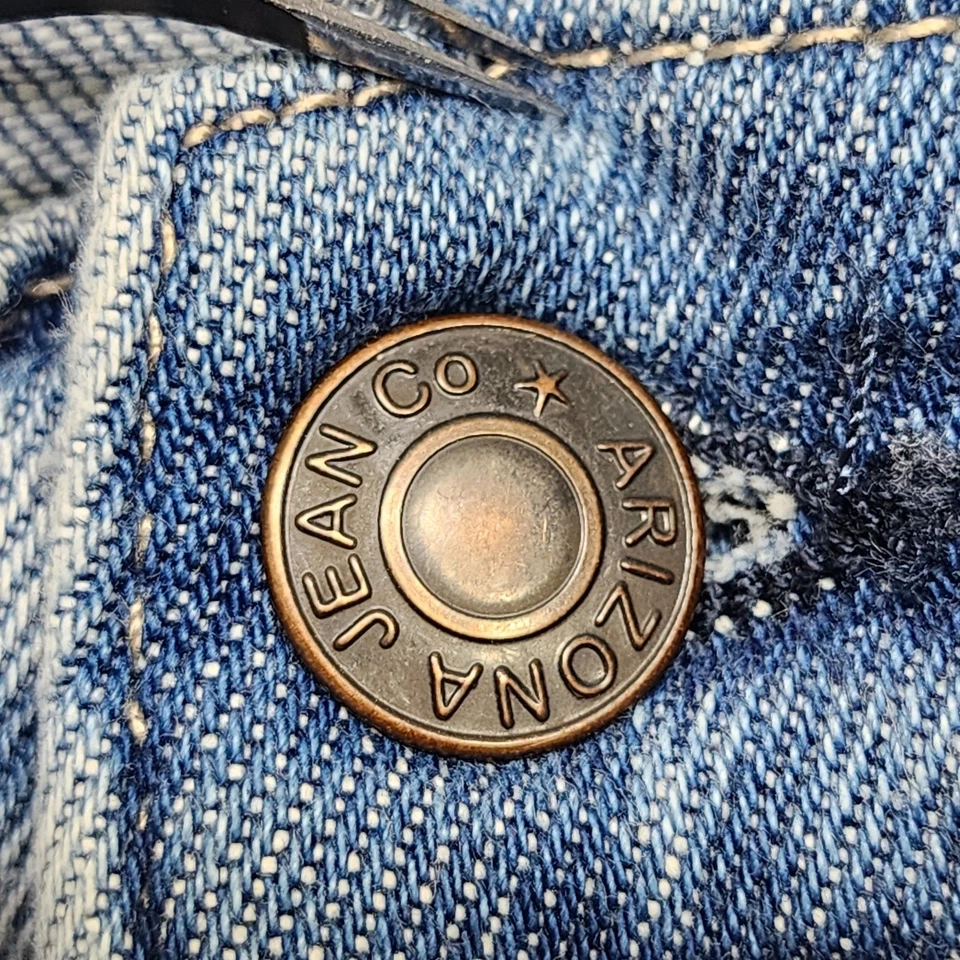 Arizona Jean Co Mujer 3 Juniors Azul Tiro Más Alto Mamá Setas Bordadas Foto 2 de 4