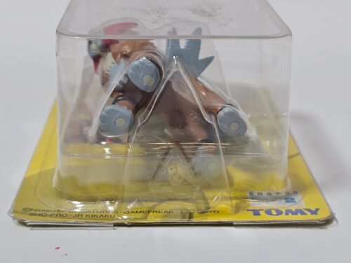 Pokemon Tomy Figure Entei Yellow Gen 2 Moncolle Authentic - Picture 6 of 10