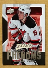 Zach Parise 2008-09 Upper Deck MVP First Line Phenoms Insert #FL15 New Jersey EX