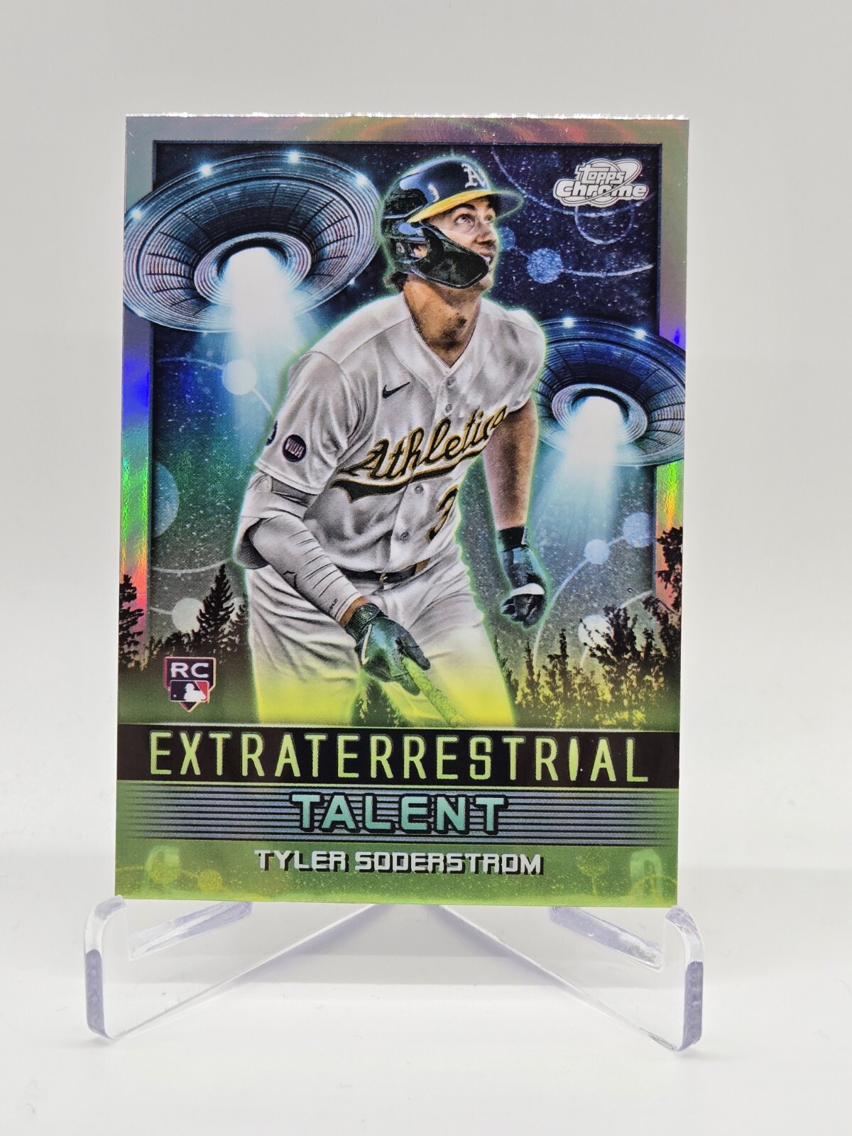2024 Topps Chrome Cosmic EXTRATERRESTRIAL TALENT #ET-25 Tyler Soderstrom - A's