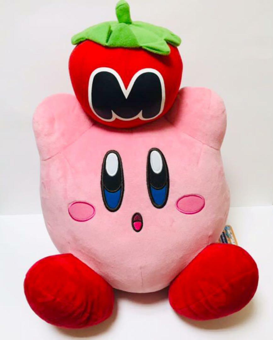 JUMBO Kirby Adventure Run Kirby Plush Toy Super Soft Cushion Pillow RARE  Doll