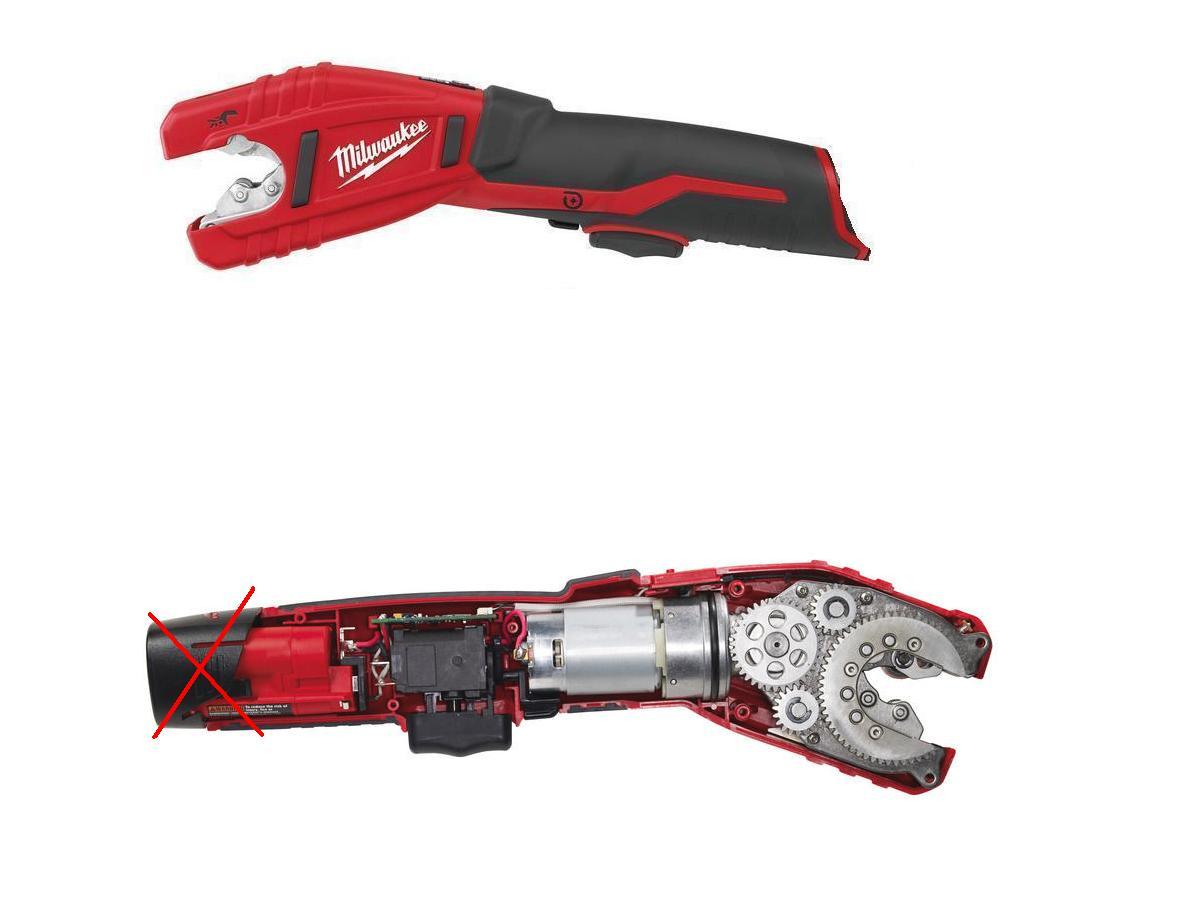 Milwaukee Akku-Rohrschneider Kupfer C12 PC ohne Akku und Ladegerät 