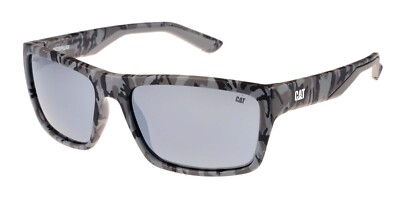 Caterpillar Sonnenbrille polarisiert Herren CTS-8021 189P matt schwarz/grau Tarnmuster/grau