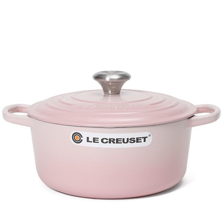 Le Creuset Dutch Oven Signature Cocotte Ronde Cast Iron Chiffon