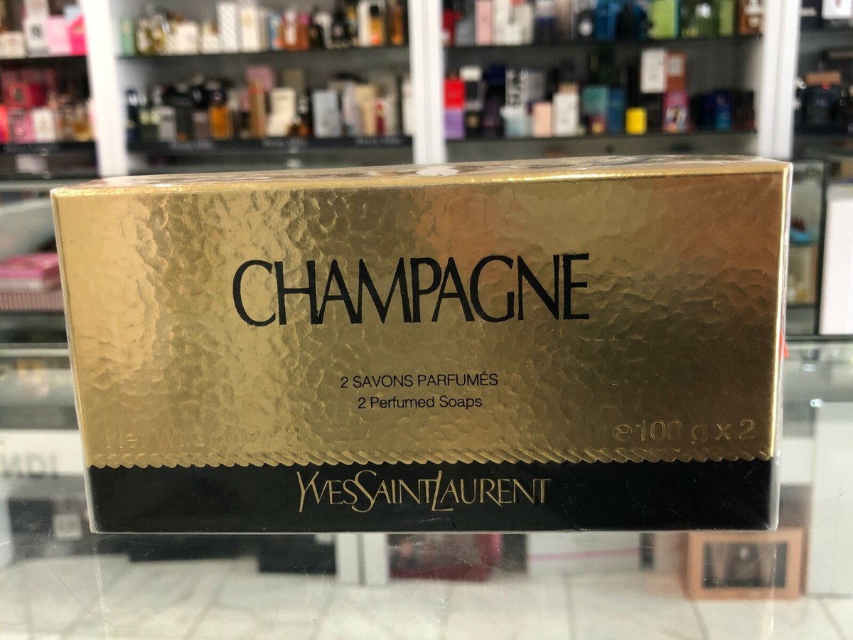 CHAMPAGNE PERFUMED SOAPS BY YVES SAINT LAURENT x (COMPANY SEALED)