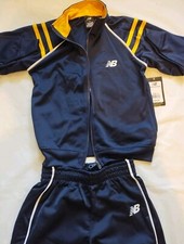 NWT'S NEW BALANCE/MATCHIN 2PC COLORBLOCK TRACK SUIT YOUTH BOYS SIZE 4