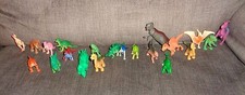 HUGE LOT OF 21 PLASTIC PVC PRE-SCHOOL DINOSAURS PLAY PRETEND EDUCATIONAL TOYS