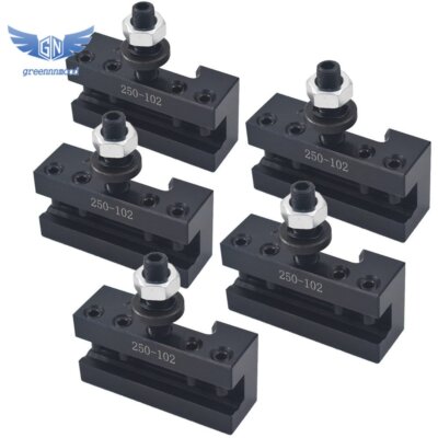 5Pcs AXA 2# 250-102 Quick Change Tool Post Boring Turning Holder For Lathe 6-12''