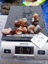 Vintage 1970s Deer Creek Arizona Fire Agate Rough 4.7 Ounces