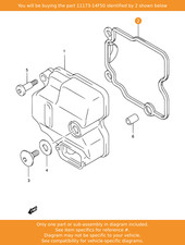 SUZUKI gasket, Cylinder Head Cover, 11173-14F50 OEM