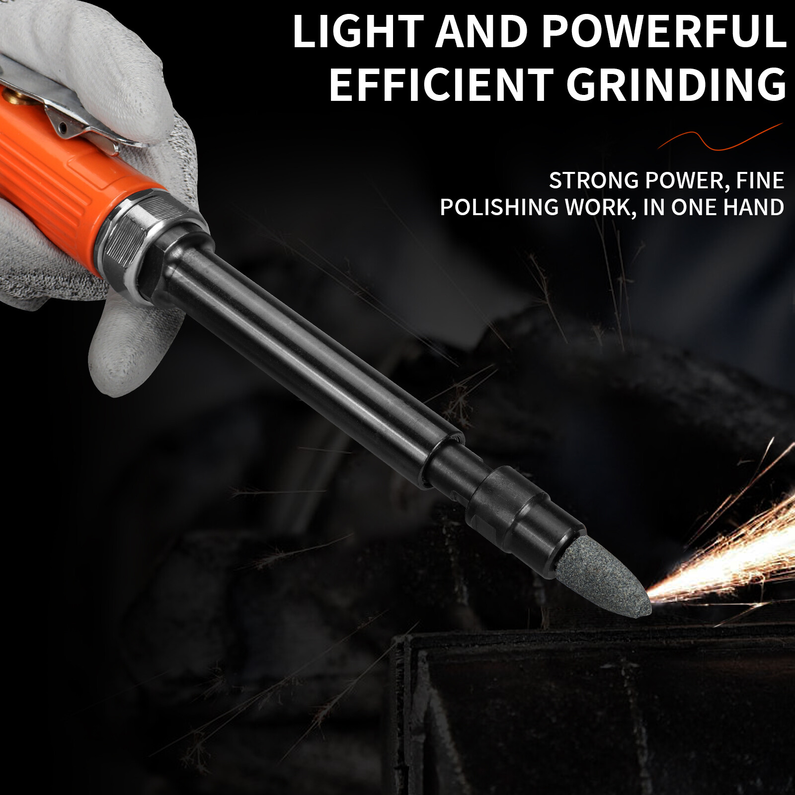 Die Grinder 1/4" STRAIGHT EXTENDED LONG REACH AIR DIE ANGLE GRINDER CUT-OFF TOOL