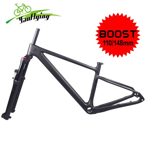 Mountain BIKE TELAIO Polveroso Mountain BIKE TELAIO IN CARBONIO BOOST 29er  + CERCHI IN LEGA D'ARIA FORCELLA | eBay