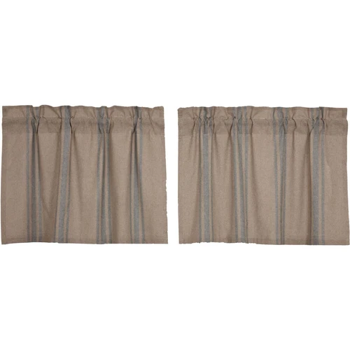 VHC Grain Sack Cafe/Tier Curtain - Thumbnail 2