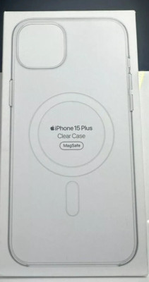 Original Apple Clear Case mit MagSafe für iPhone 15 Plus - Brandneu
