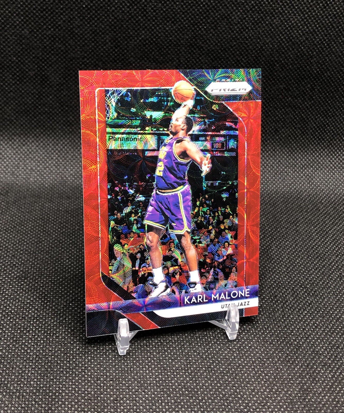 2018-19 Prizm Karl Malone /88 CHOICE RED PRIZM SP No. 75 “THE MAILMAN” HOF 🎷