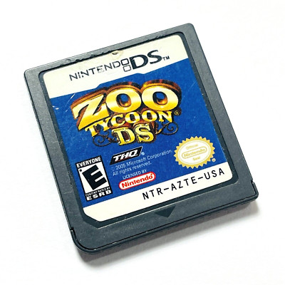 Zoo Tycoon Nintendo DS Video Game by THQ Cart Only Tested