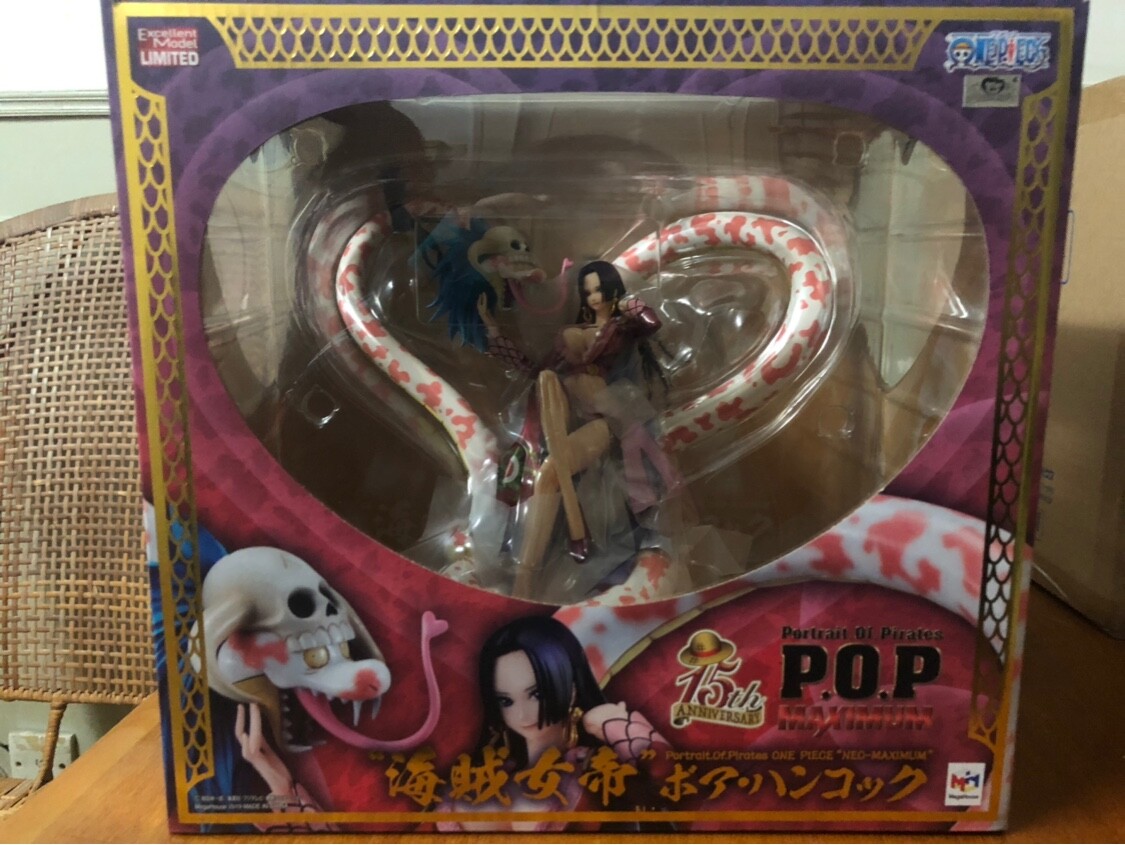 One Piece Boa Hancock Figure POP MAX Snake Statue Original