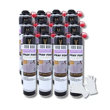 Vega Bond Purplecoat Single Component  Spray Foam Insulation 12-Packs  -240BF