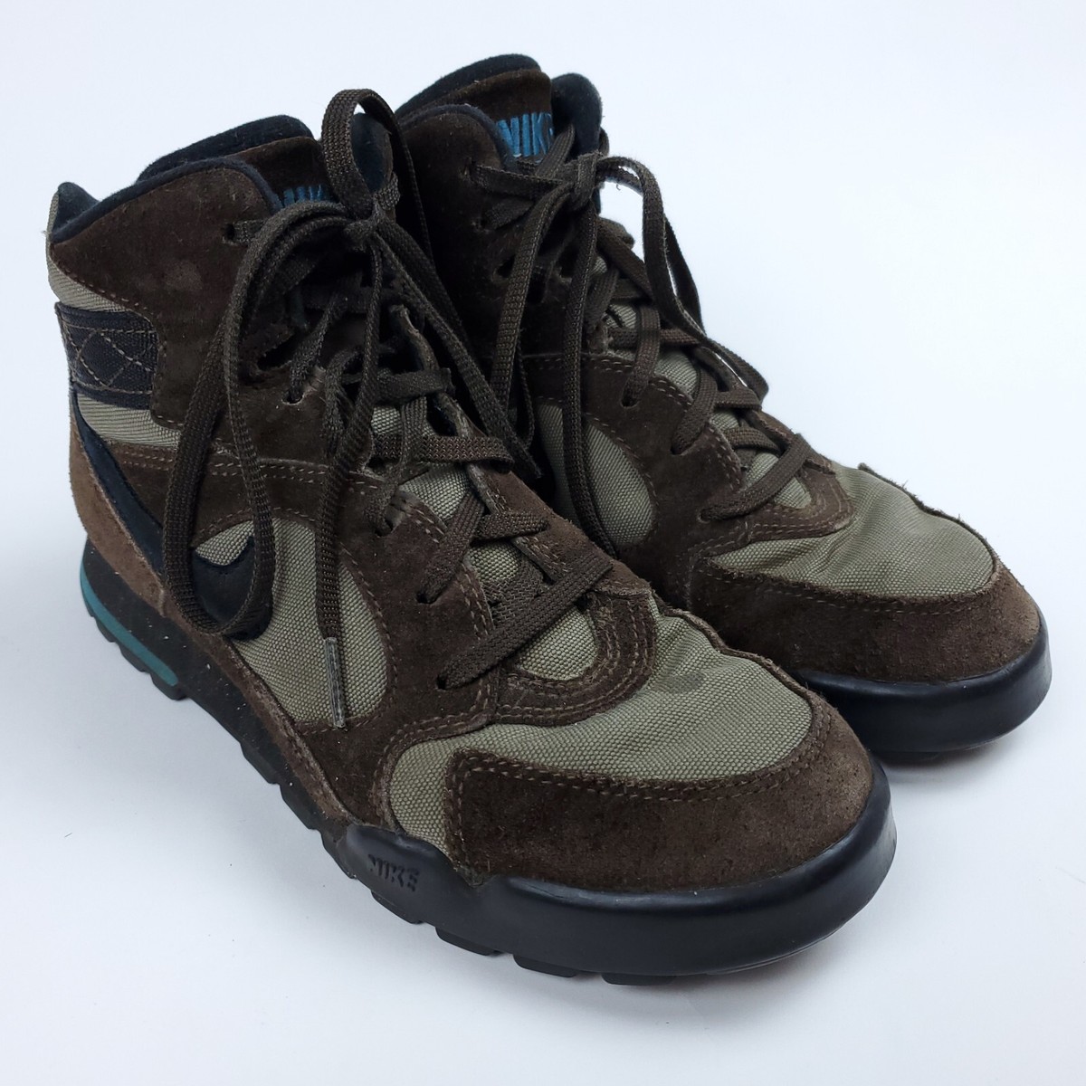 90s NIKE CALDERA ナイキ　カルデラ　acg ブーツ　スニーカー Vintage 90s Nike Air Caldera Hiking Boots Shoes Brown Tan Mens