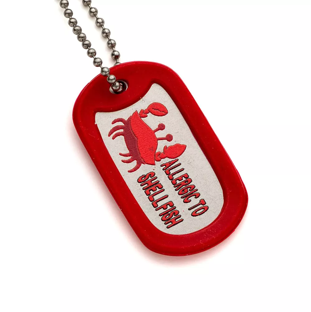 Peanut allergy hotsell necklace