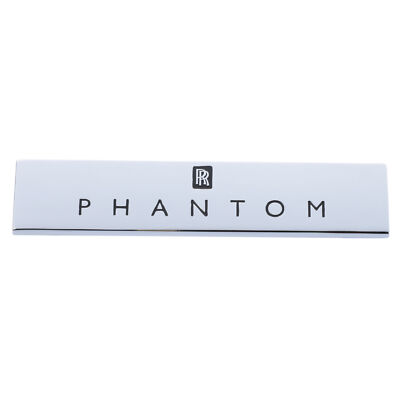 Genuine Rolls Royce Text Engrave Plate ''RR PHANTOM'' Part Number 51-47-9-289-176