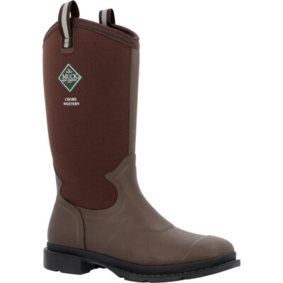 Muck Boot Men's Chore Western Tall Boot - Dark Brown MCHWTM90