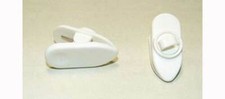 White Shirt Clip Wire Clip Rotating Mount Cable Clip Earbud Wire 4 pcs