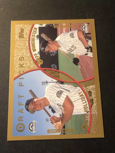 1999 Topps Draft Picks Matt Holliday Jeff Winchester #442 Rookie RC