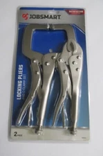 *NEW* JOBSMART Locking Pliers and C-Clamp Set Set of 2 10 & 11 Inch